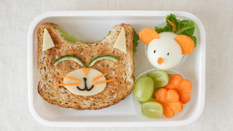 een smakelijke lunchbox voor gezond en evenwichtig eten